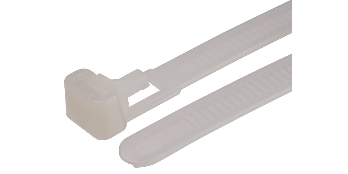 Product image for Cable Tie 150x7.6 Natural releasable