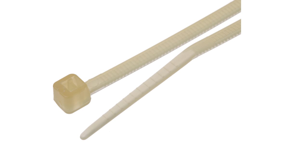 Product image for Cable Tie 203x2.5Natural heat stabilised