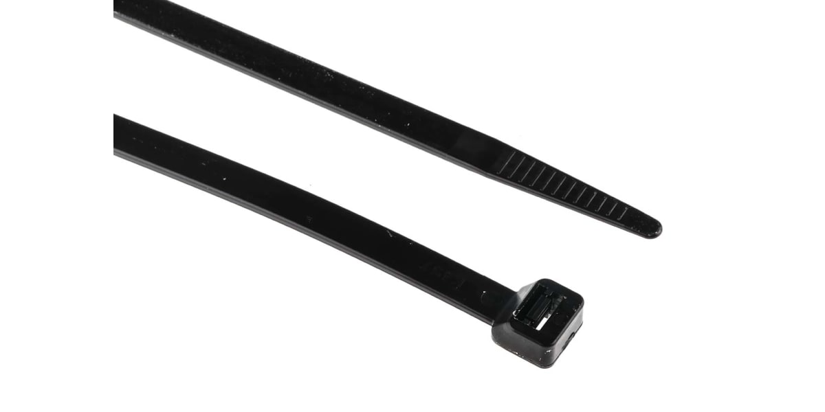 Product image for Cable Tie 300x7.6 Black Nylon 66