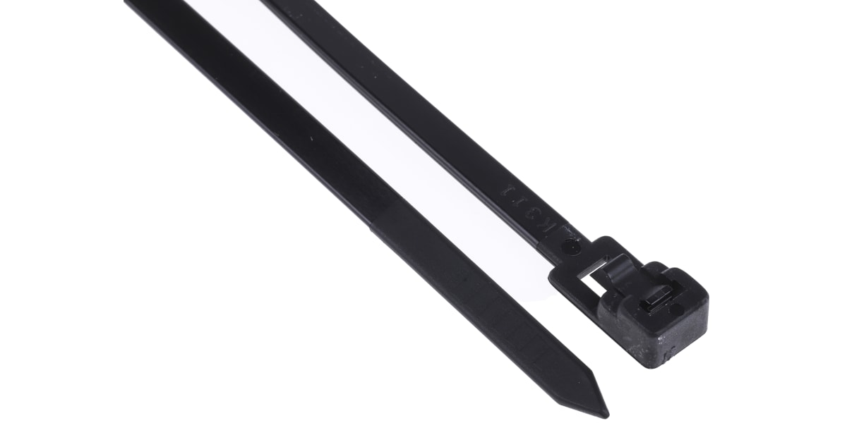 Product image for Cable Tie 125x4.5 Black releasable