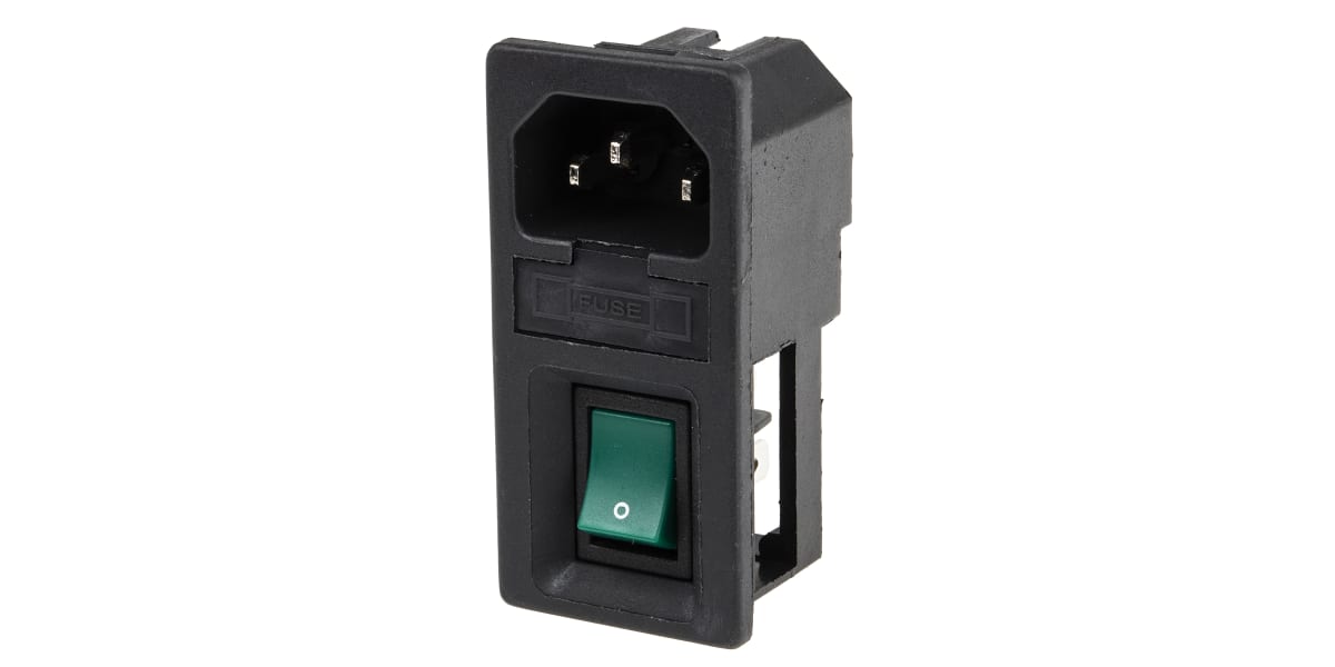 Product image for MAINS INLET6A,250VAC,SNAPMOUNT,FUSECAP