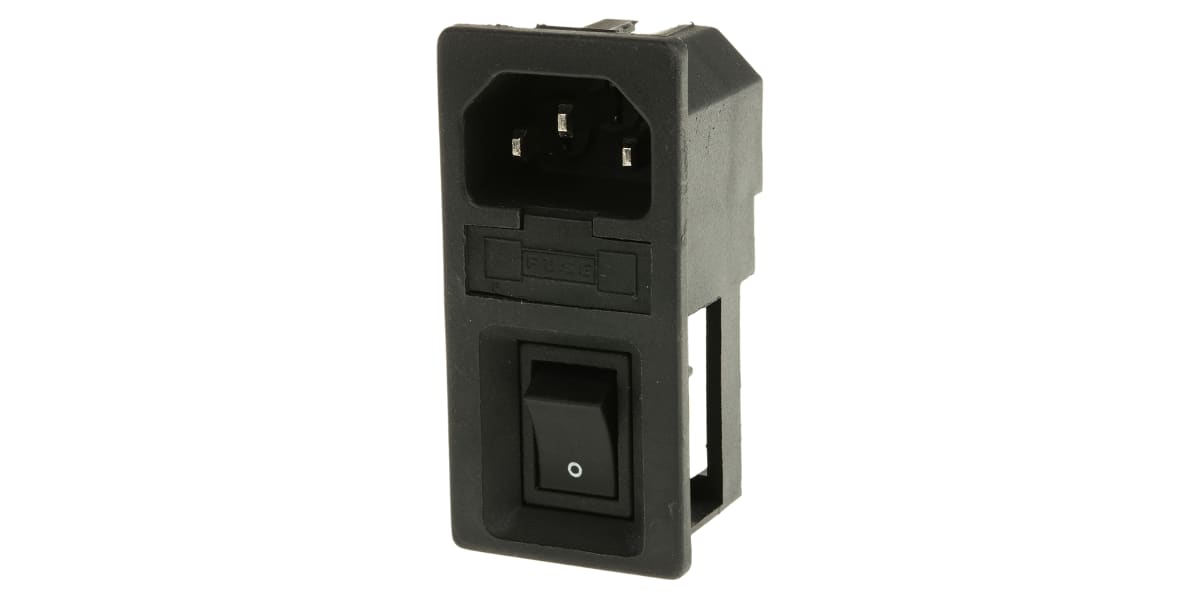 Product image for MAINS INLET6A,250VAC,SNAPMOUNT,FUSECAP
