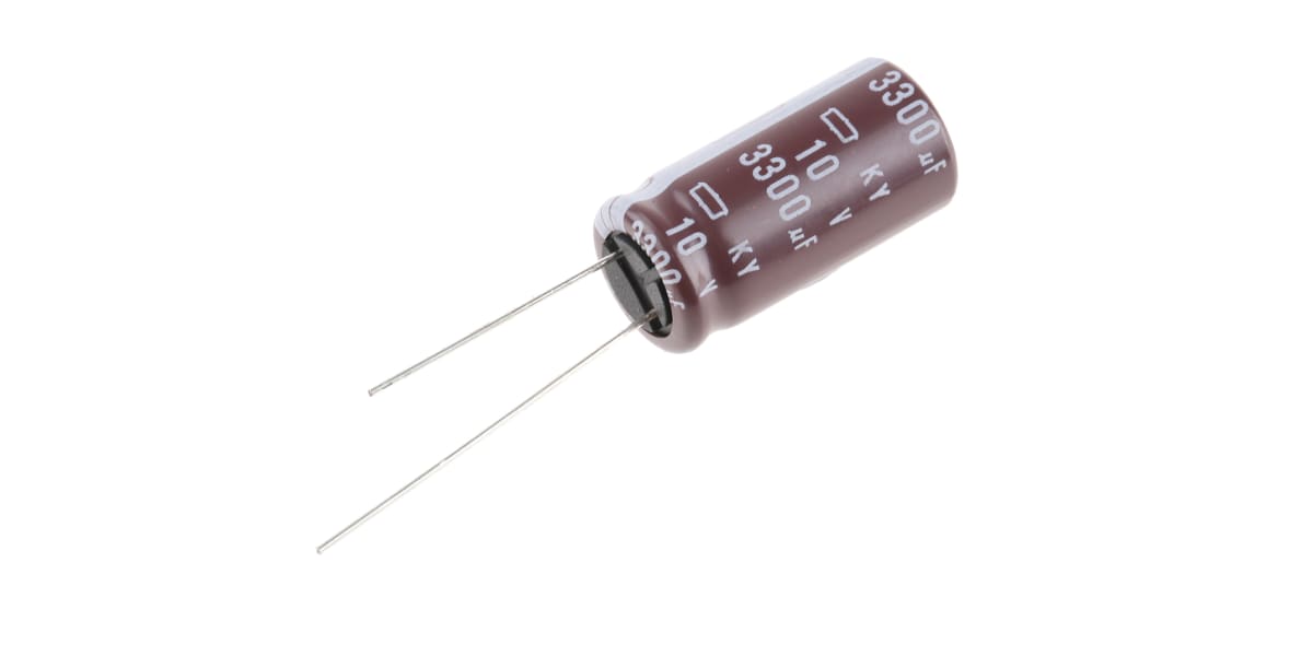 Product image for ALUMINIUM RADIAL CAPACITOR 3300UF 10VDC