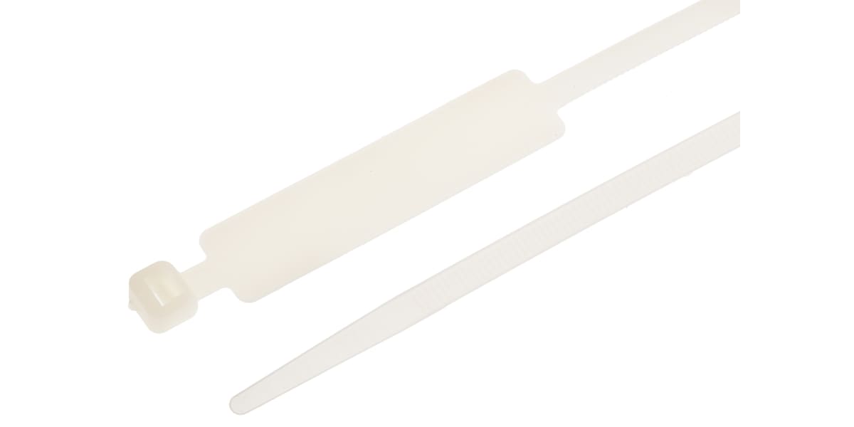 Product image for Natural Marker Cable Tie 300x4.8