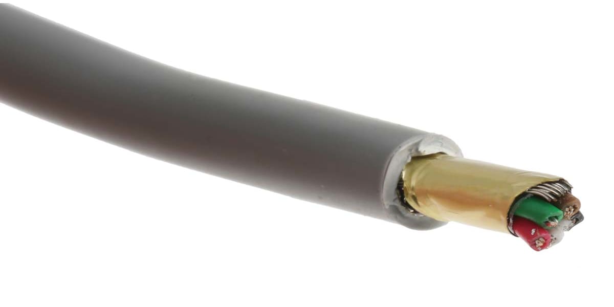 Product image for 5 core overall foil screened cable,100m