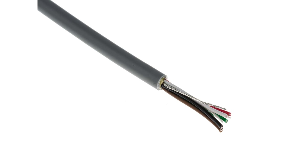 Product image for 5 core overall foil screened cable,500m