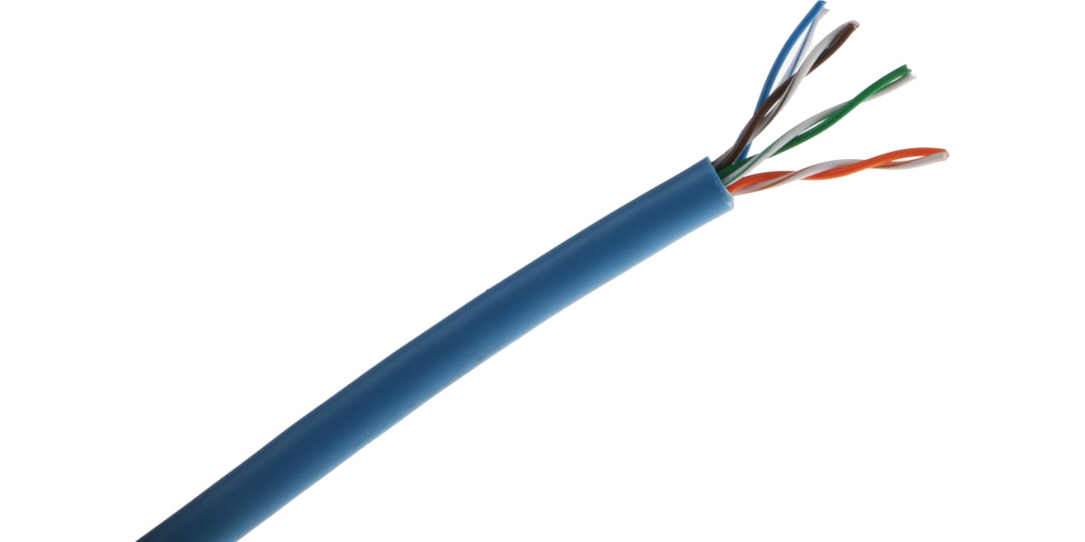 Product image for Blue Cat5 plus UTP patch cable,50m