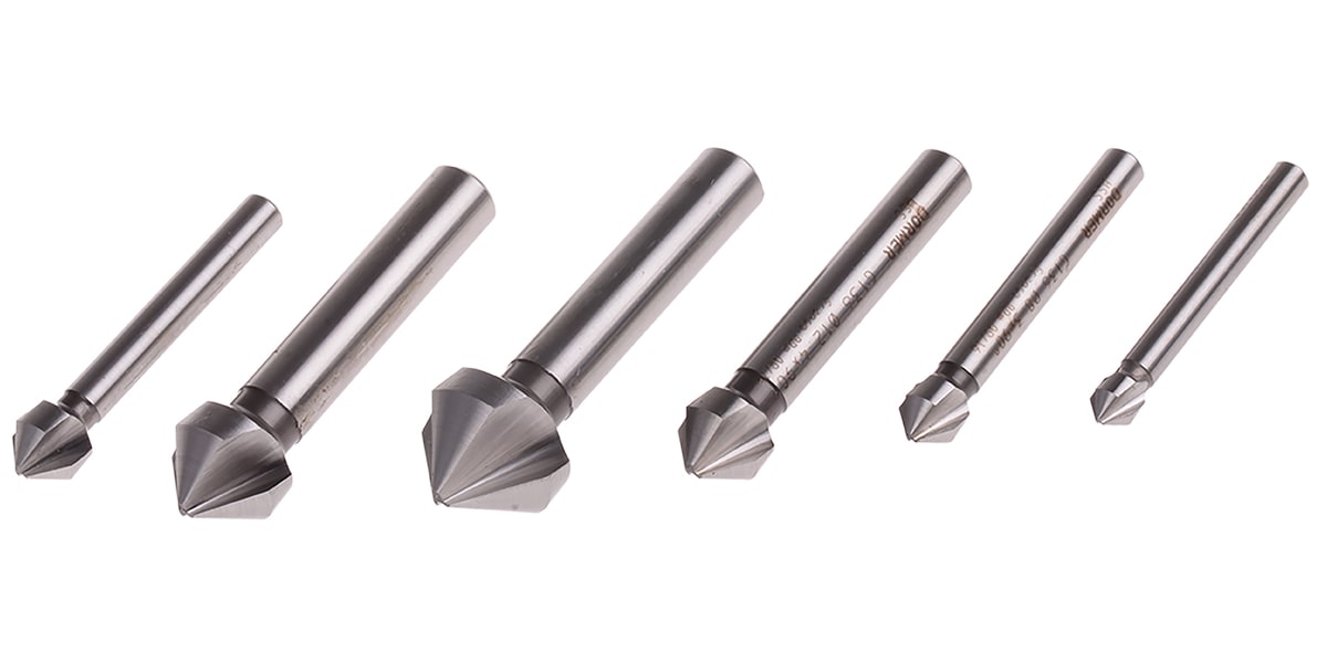 Product image for HSS STRAIGHT SHANK COUNTERSINK SET NO 1