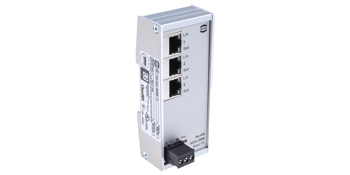 Product image for FAST COMMERCIAL SWITCH, RJ45 3 PORT