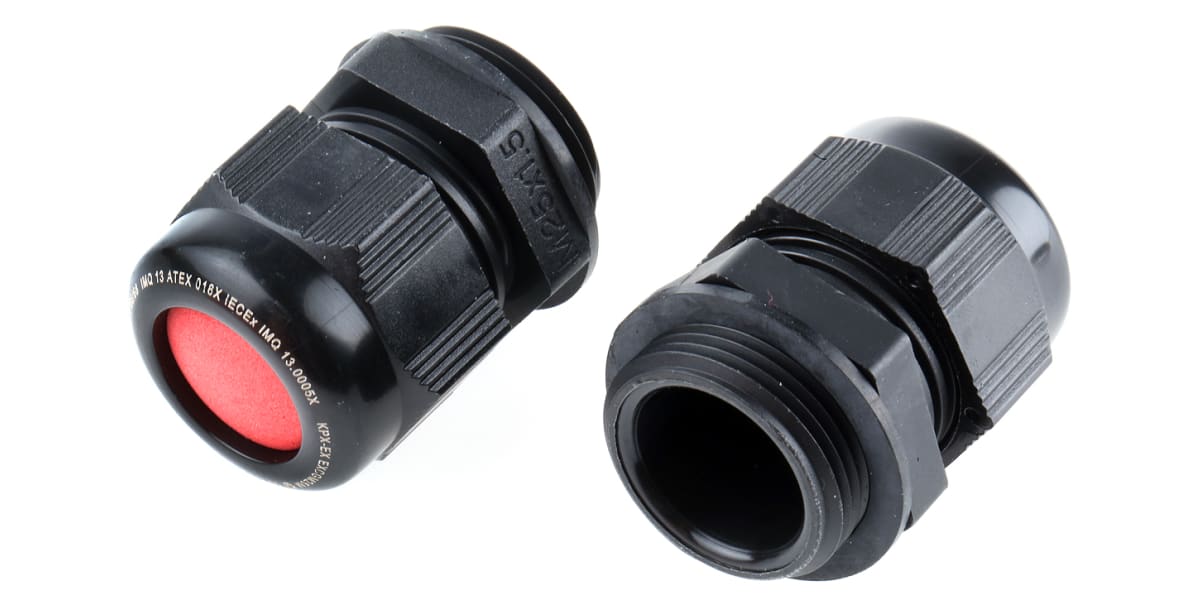Kopex-EX CGM Nylon M25 Cable Gland Without Locknut, 17mm, IP66