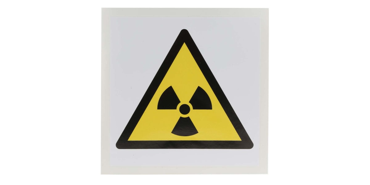 Product image for 100mm Vinyl Radioactive Material Sign