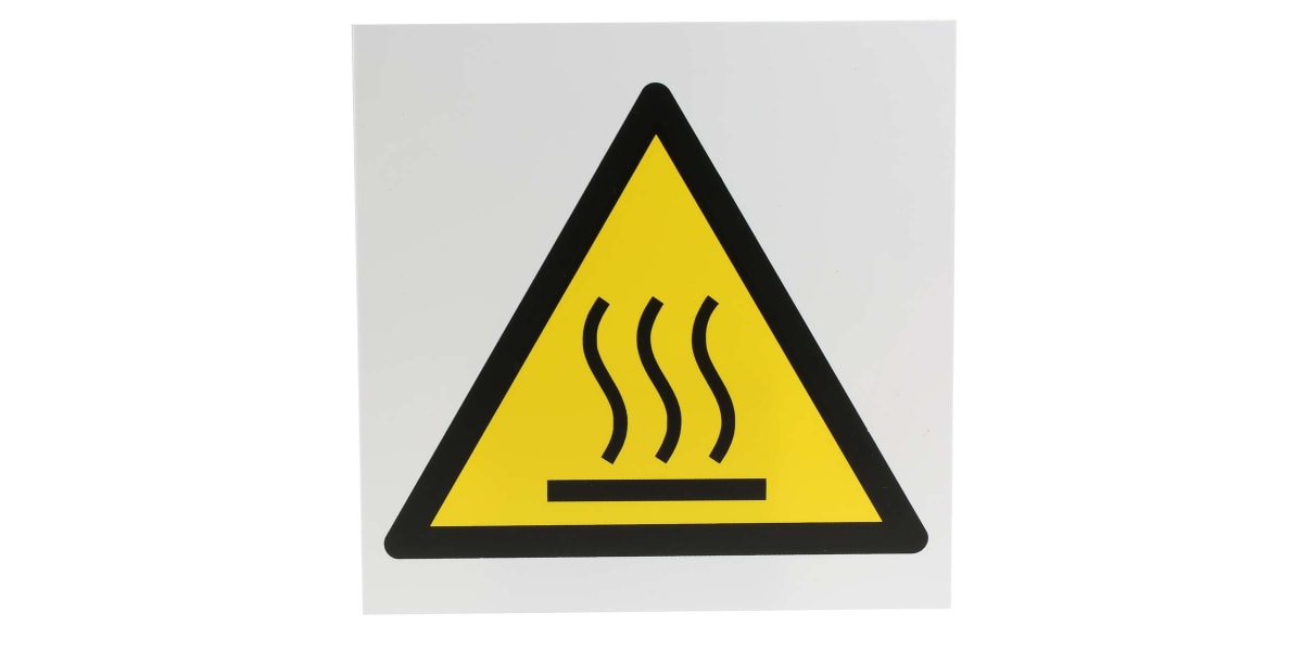 Product image for 200x200mm PP Hot Surface Sign