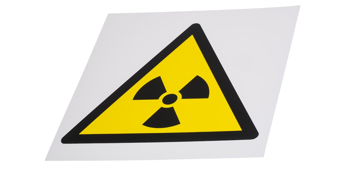 Product image for 200x200mm PP Radioactive Material Sign