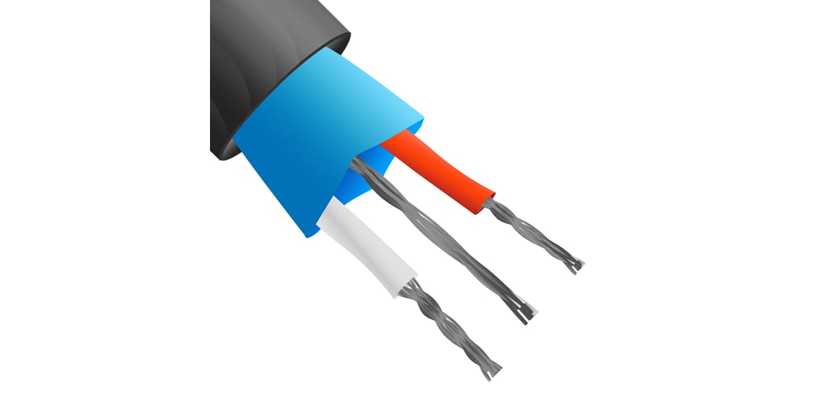 Product image for ANSI Type J Thermocouple Cable 25M