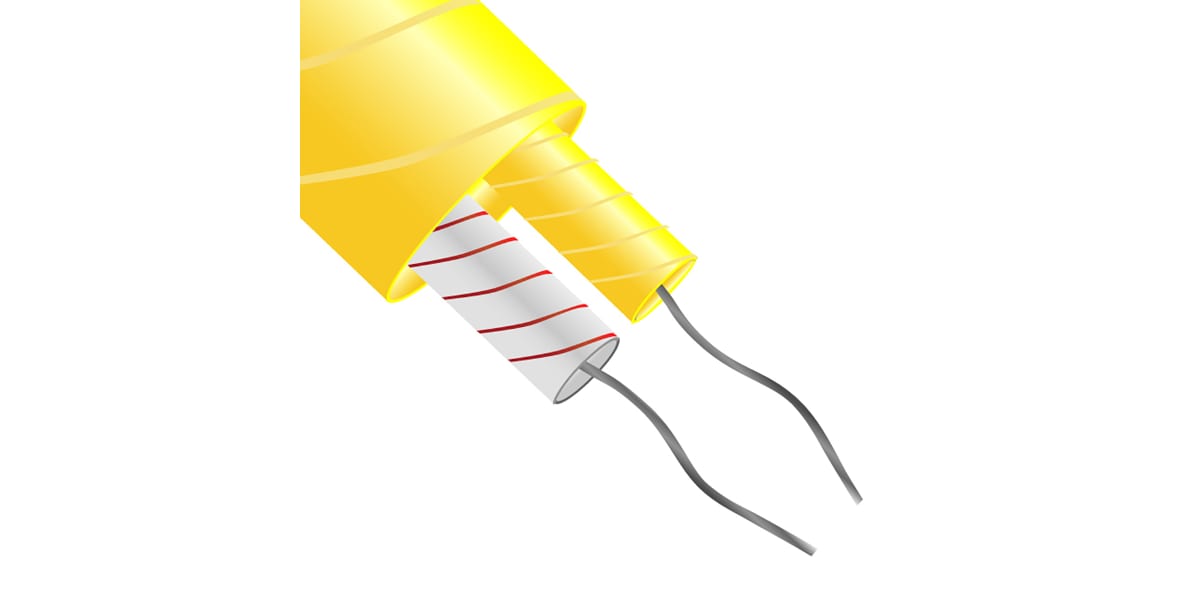 Product image for ANSI Type K Thermocouple Cable 25M