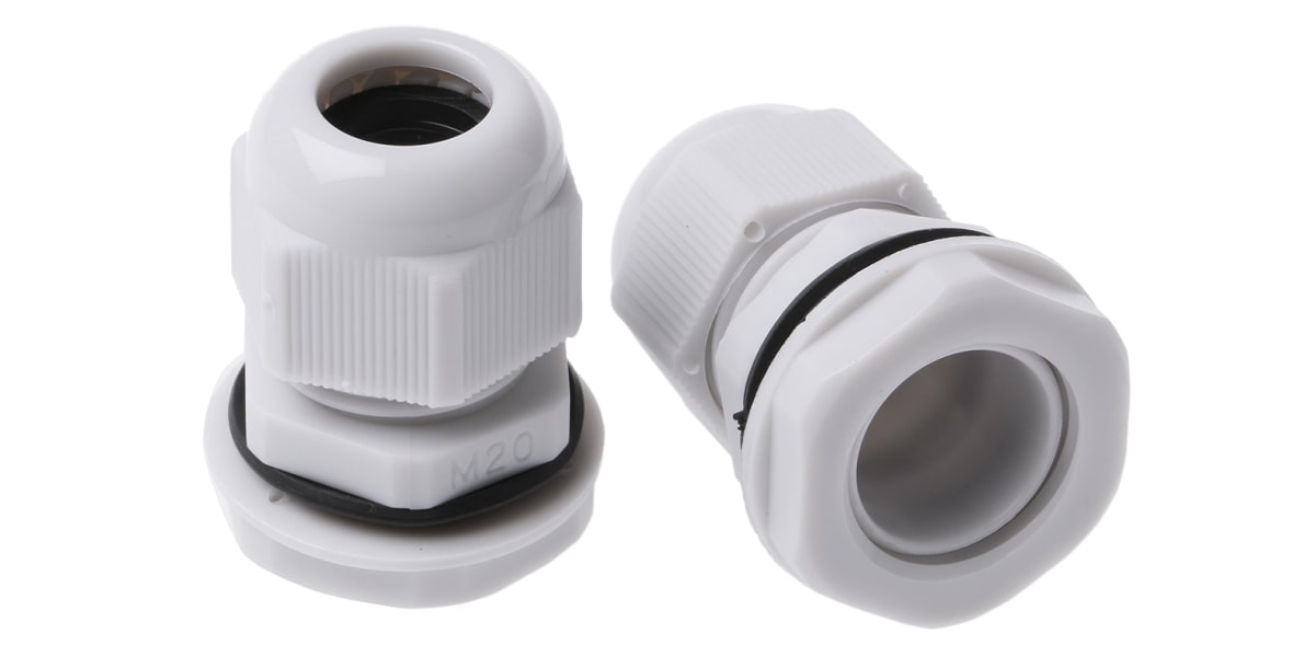 Product image for Nylon Cable Gland M20s Grey 6 - 12mm