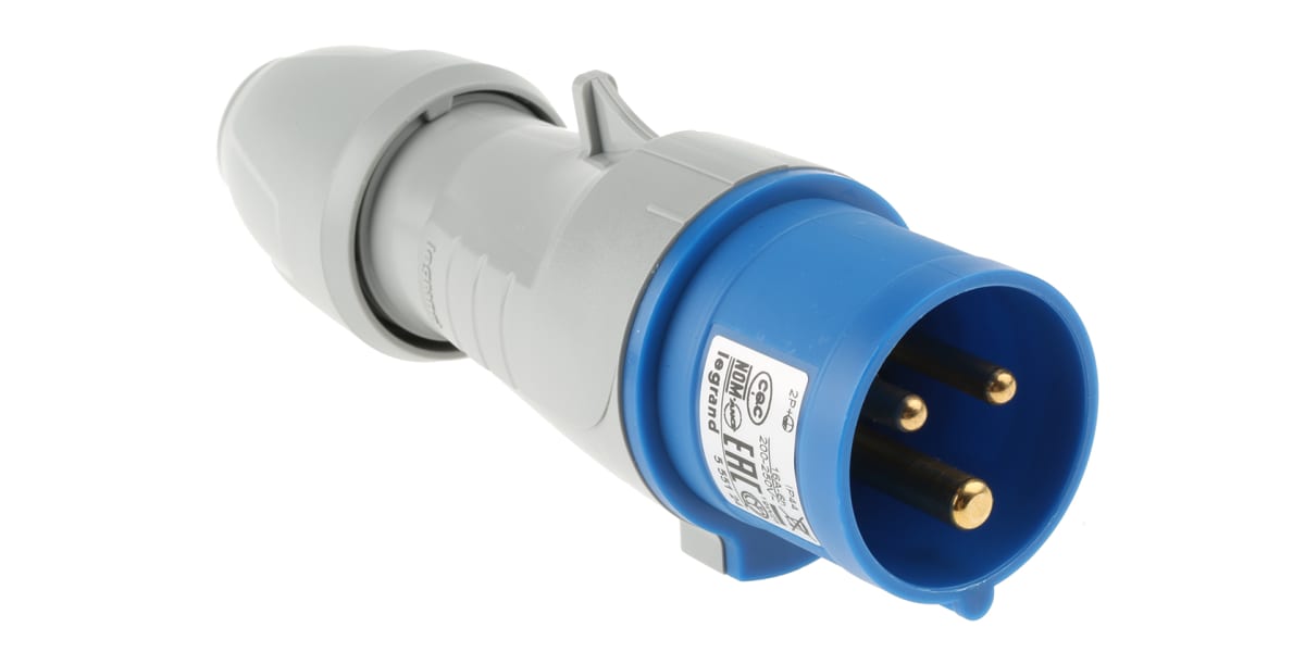 Product image for S PLUG 230V 16A 2P+E IP44