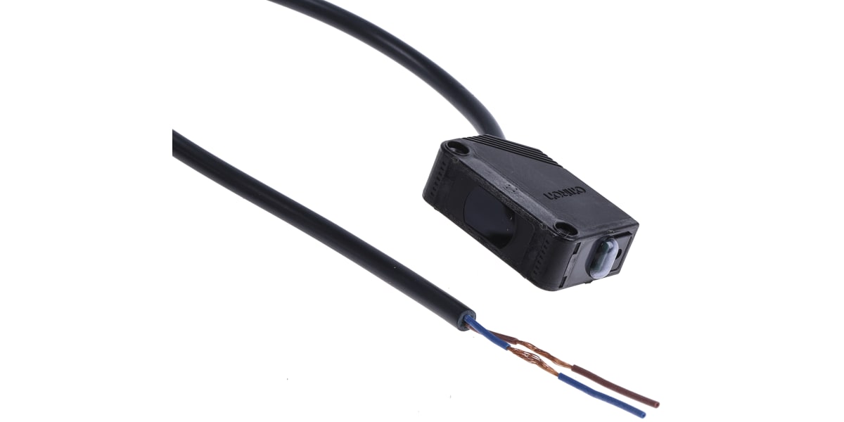 Product image for Omron Through Beam (Emitter) Photoelectric Sensor with Block Sensor, 60 m Detection Range