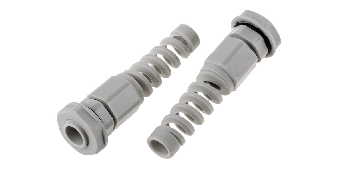 Product image for Cable Gland PG7 Grey IP68 c/w locknut