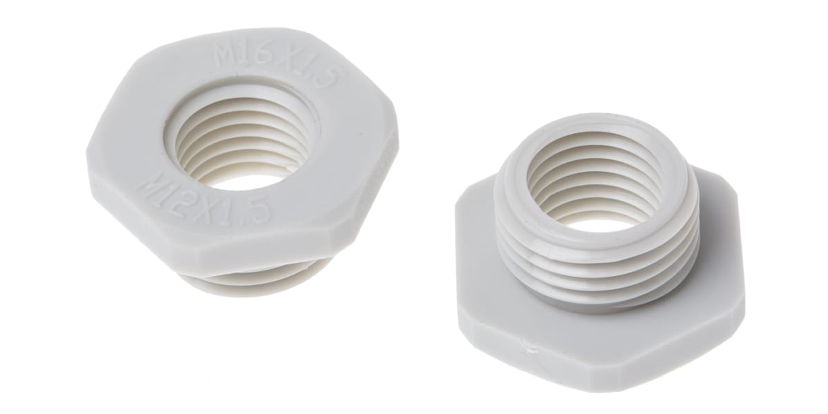 Product image for Reducer Gland  M16x1.5 to M12x1.5 , Grey