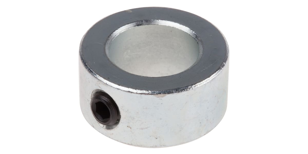 Product image for Steel Shaft Collar, One Piece, Bore 15mm