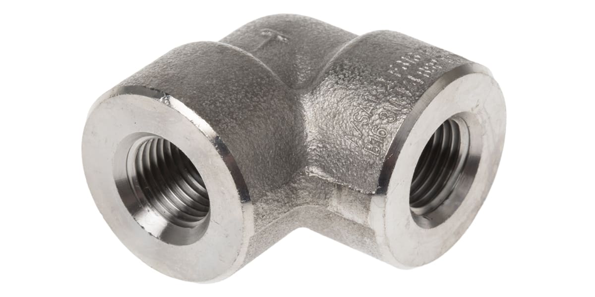 Product image for 1/4in F/Steel 316 90Elbow Joint