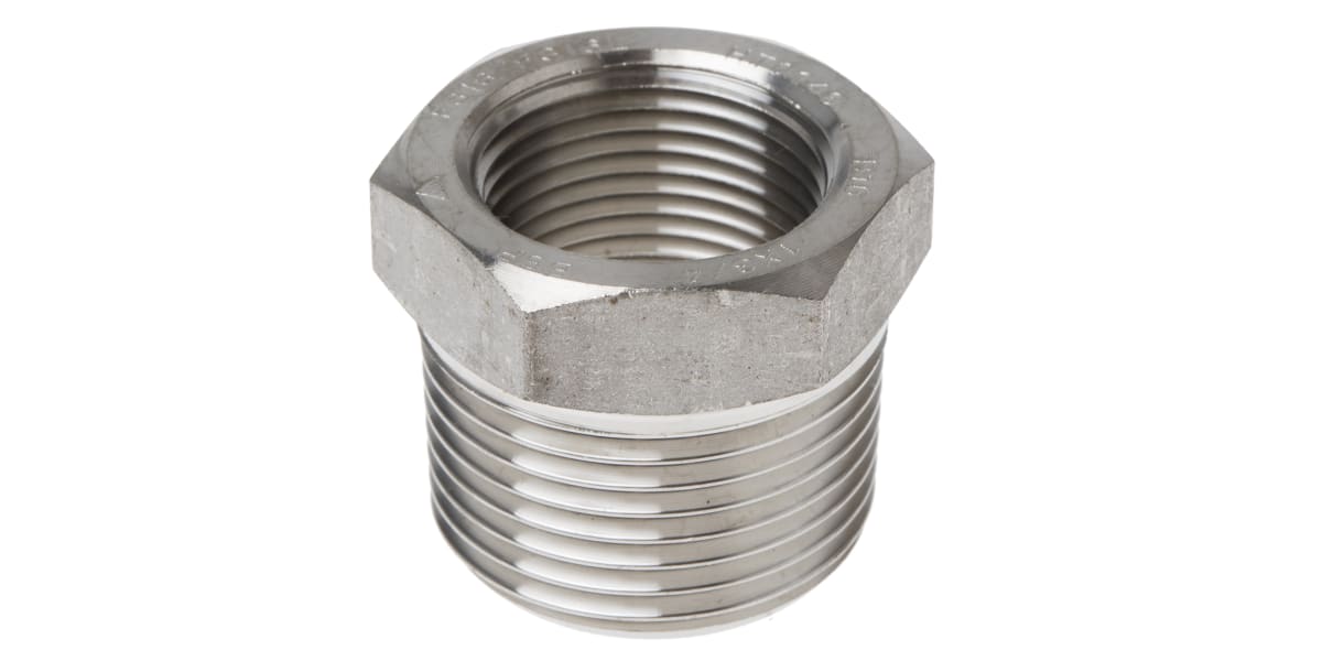 Product image for 1in F/Steel 316 Hex Bushing M/F Joint