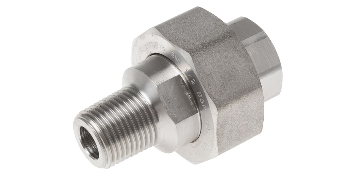 Product image for 1/2in F/Steel 316 Union M/F Joint