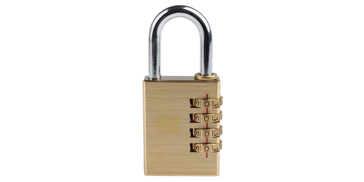 Product image for Brass Combination Padlock 40mm