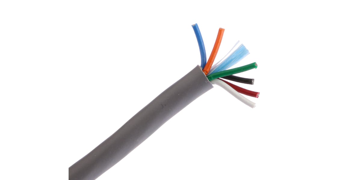 Product image for 22 AWG 6 core 300V unshielded cable 30m