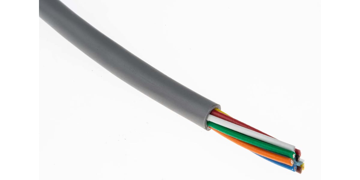 Product image for 22 AWG 8 core 300V unshielded cable 30m