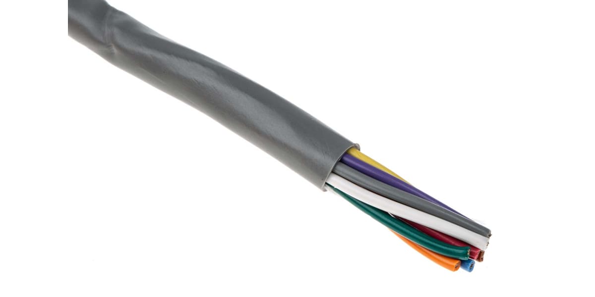 Product image for 20 AWG 10 core 300V unshielded cable 30m