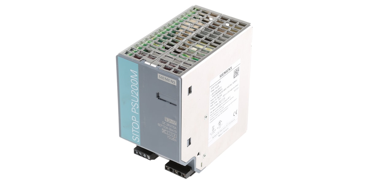 Product image for SITOP DIN Rail Power Supply, 24Vdc, 10A