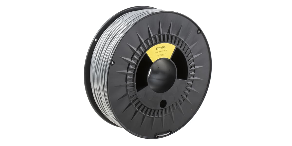 Product image for RS Silver PLA 1.75mm Filament 1kg