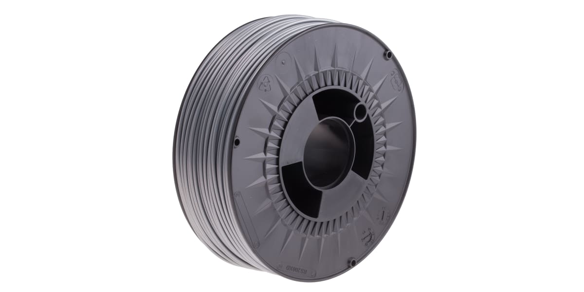 Product image for RS Silver ABS 2.85mm Filament 1kg