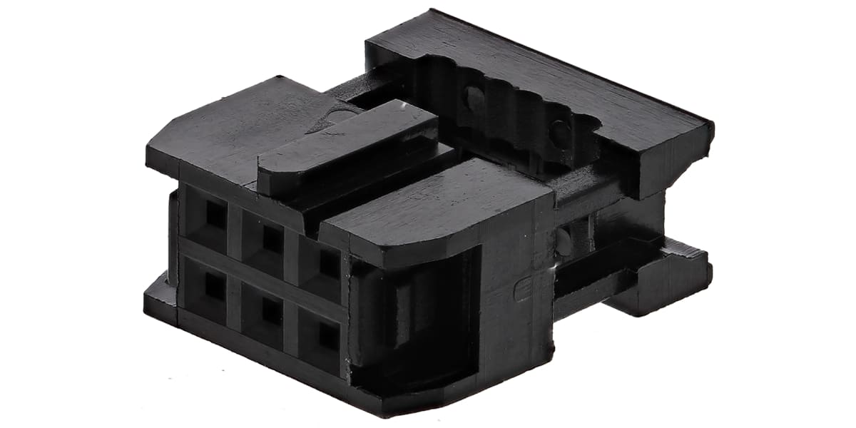 Product image for SOCKET, IDC, 2.54MM, 6WAY