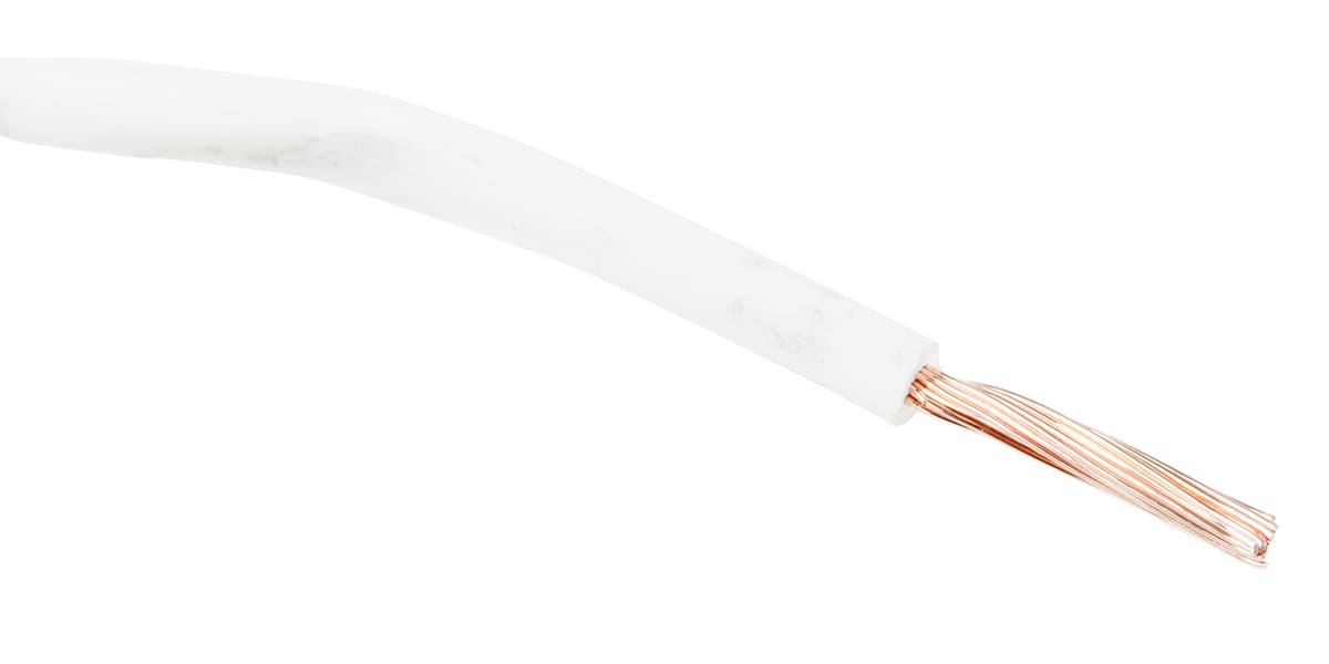 Product image for H07Z-K 1.5mm White Cable 100m