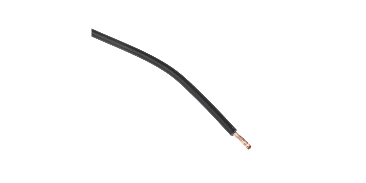 Product image for H07Z-K 2.5mm Black Cable 100m