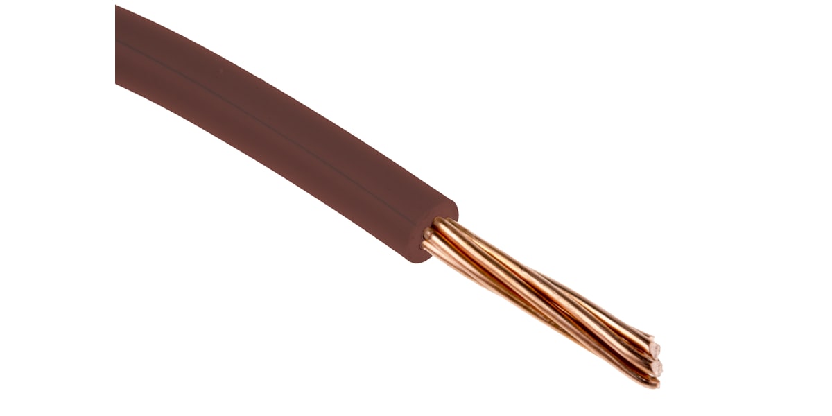 Product image for 6491X / H07V-R 1.5mm Brown Cable 100m