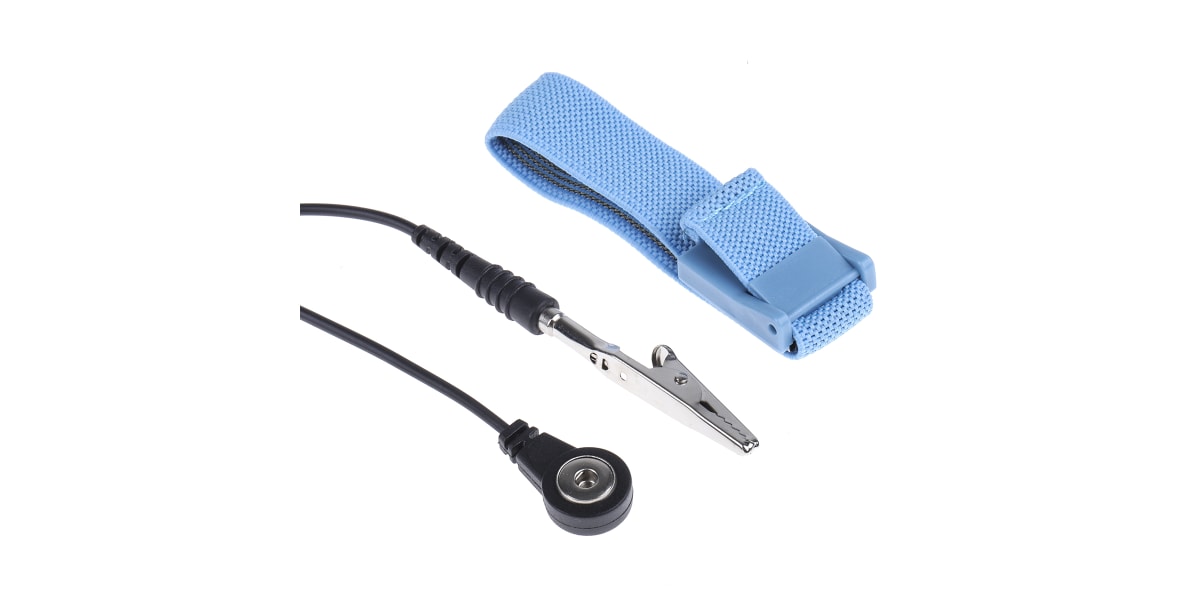 Product image for WRIST STRAP;NYLON;BLUE;6 FT.4MM;1 MEGOHM