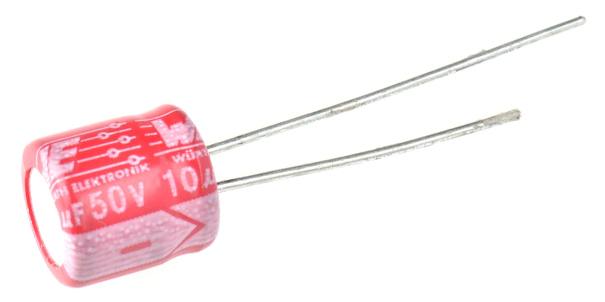 Product image for AL POLYMER CAPACITORS 10?F 50V