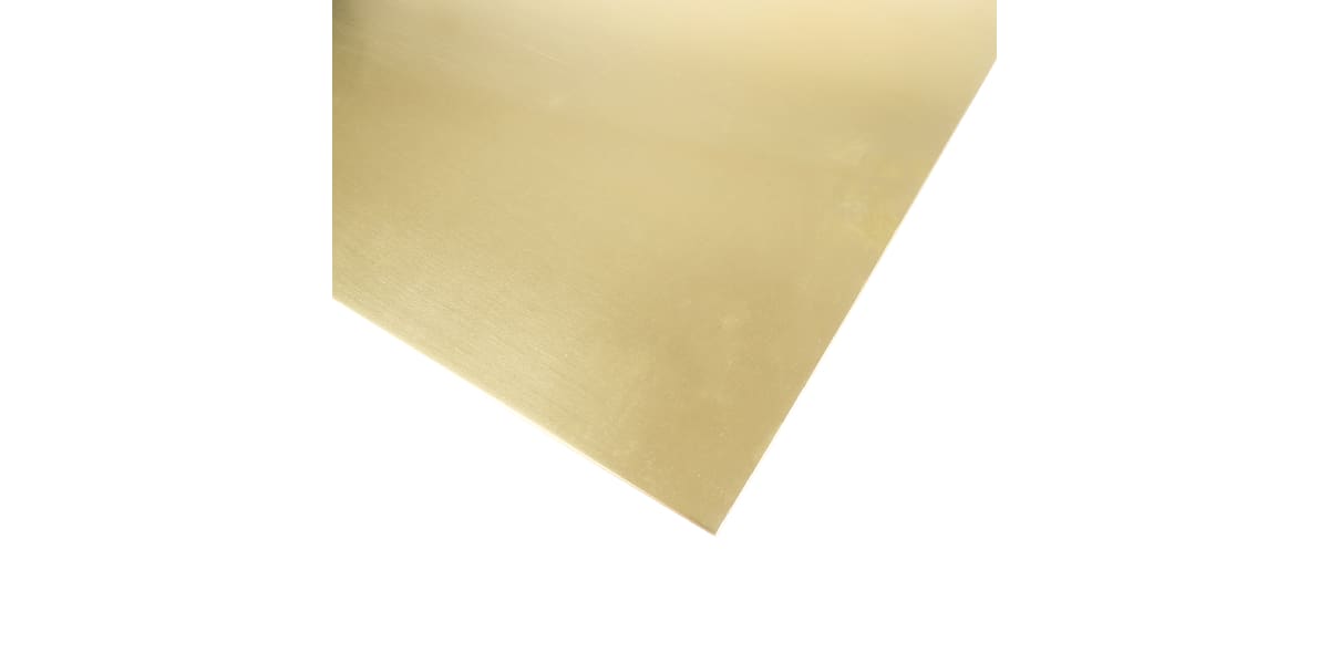 Product image for Brass sheet 600 x 300 x 0..9mm