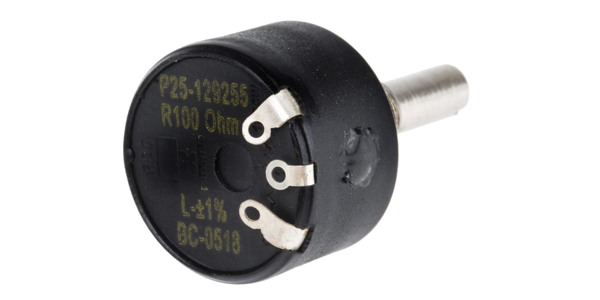 Product image for Potentiometer wirewound 100R 10% 1W