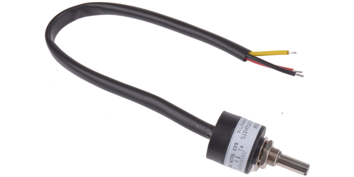 Product image for Potentiometer 1 turn wirewound 5K 10% 1W