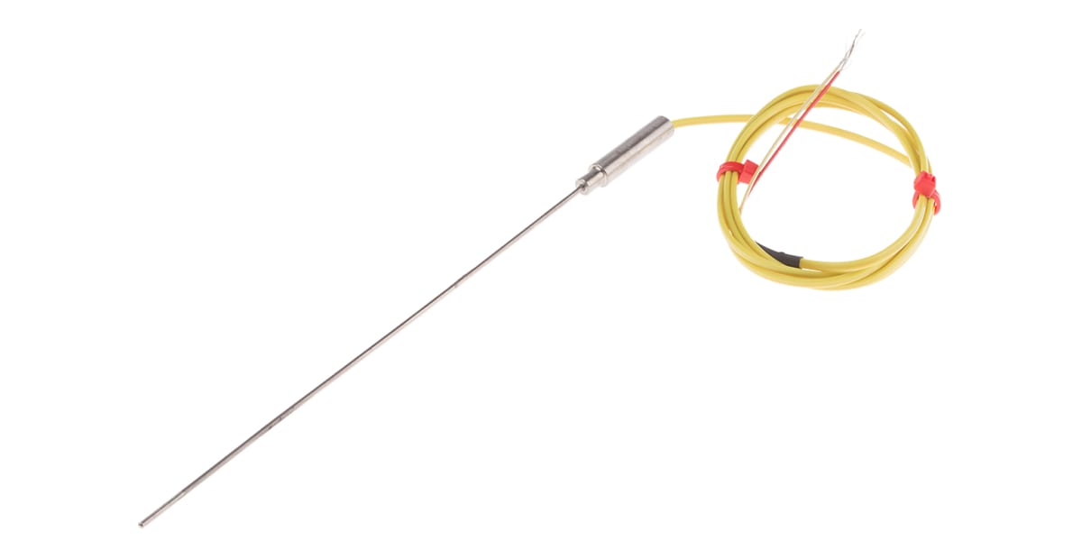 Product image for TypeK Thermocouple,S/S, 1.5x150mm + ANSI