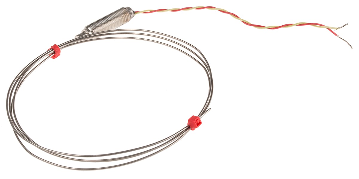 Product image for Type K Thermocouple, 1x1000mm + ANSI