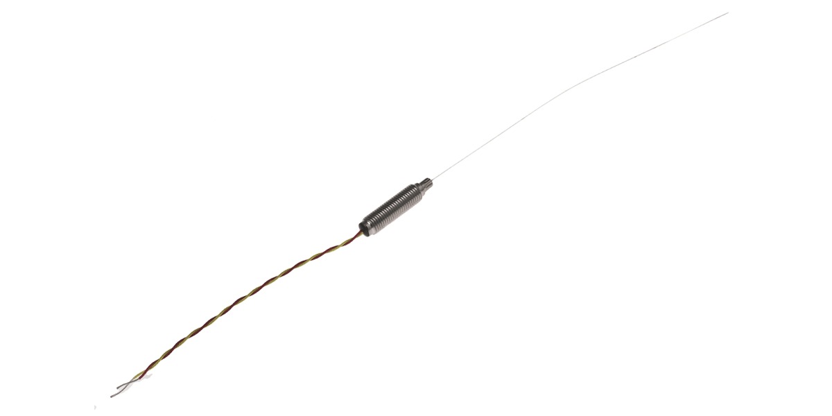 Product image for Type K Thermocouple,S/S,0.5x150mm + ANSI