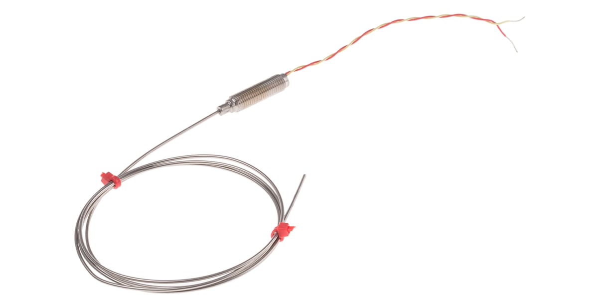 Product image for TypeK Thermocouple,S/S,1.5x1000mm + ANSI