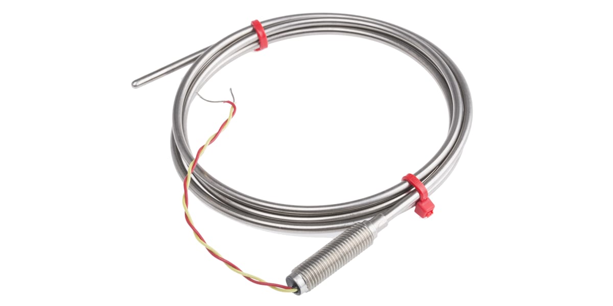 Product image for Type K Thermocouple,S/S, 3x1000mm + ANSI