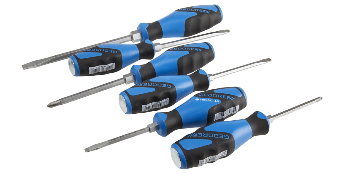 Product image for 6 Pc Screwdriver Set with Striking Cap